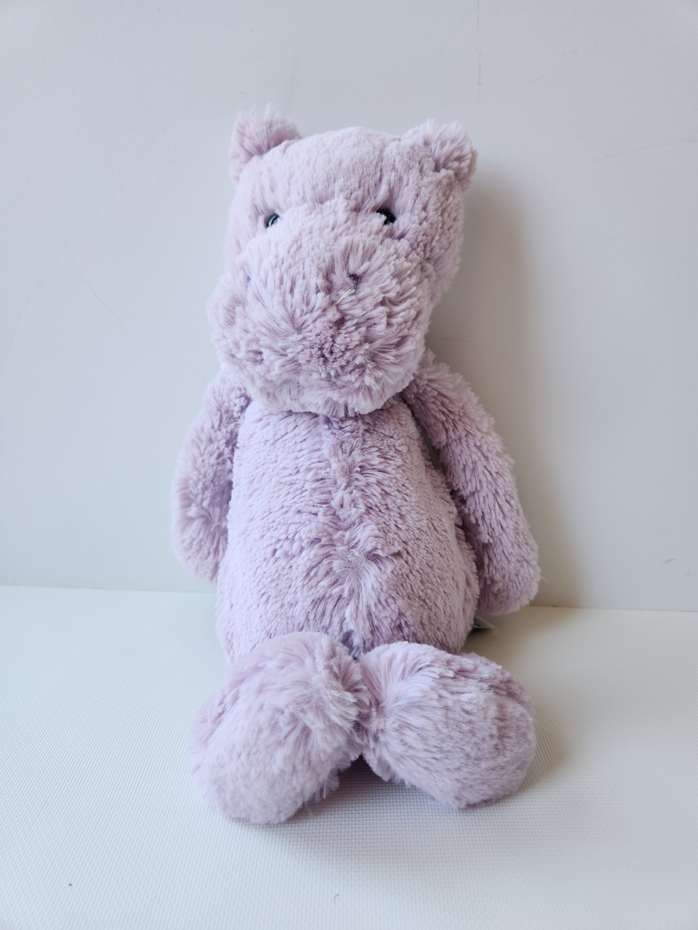 Jellycat Bashful Lilac Hippo Medium 12" Purple Stuffed Animal Plush Retired